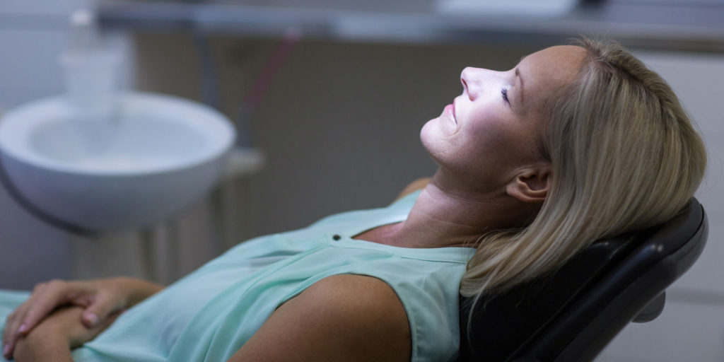 dental patient under sedation